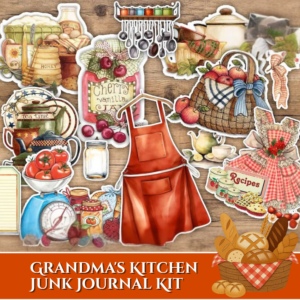 Grandma's Kitchen Junk Journal Kit
