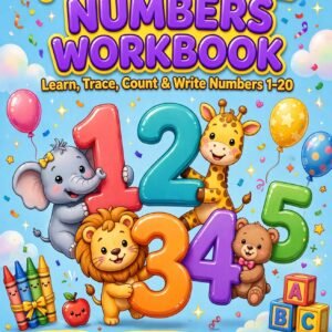 Preschool Numbers Workbook for Kids | Trace, Write & Learn Numbers