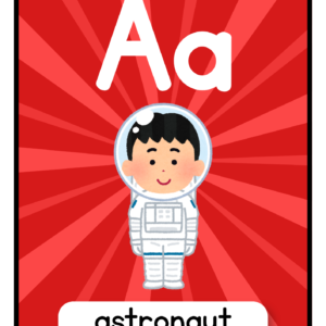 Alphabet Posters in Red Blue Illustrative Style - Image 2