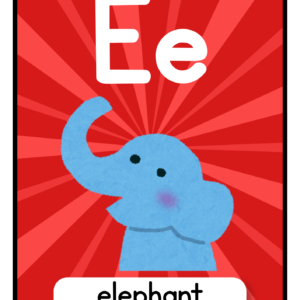 Alphabet Posters in Red Blue Illustrative Style - Image 4