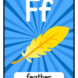 Alphabet Posters in Red Blue Illustrative Style - Image 3